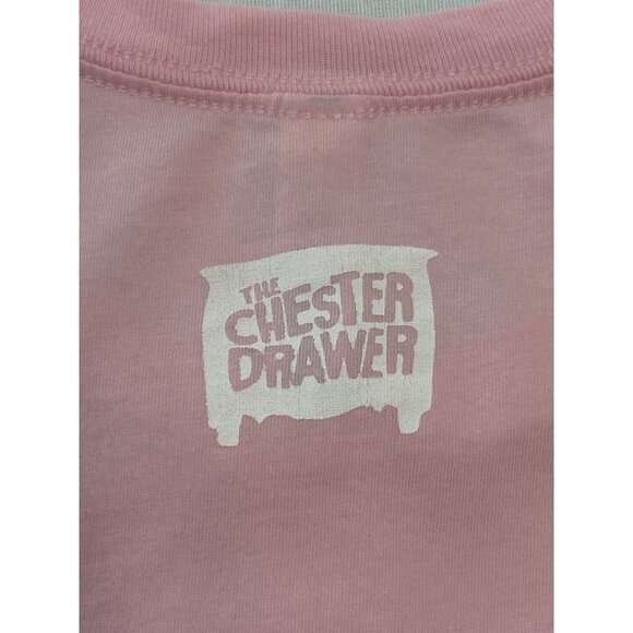 Dolly Parton Graphic Tee Womens M Pink Cotton Crewneck Short Sleeve Canvas + Bel - Picture 8 of 11